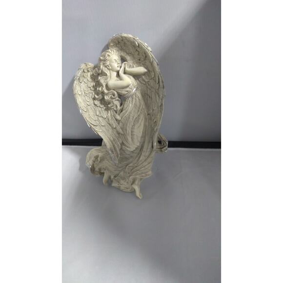 Glittered Wings Wall Decor- Elegant Spiritual Home Accent: Heavenly Home - Picture 1 of 10